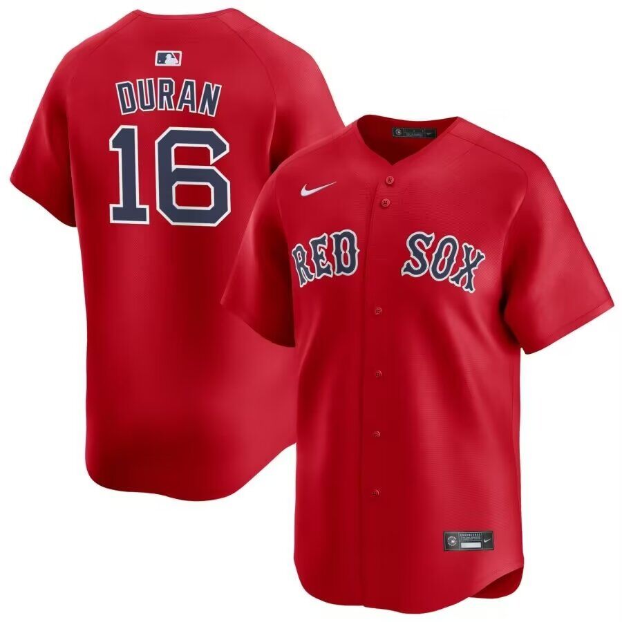 Men Boston Red Sox #16 Duran red Game 2024 Nike MLB Jersey->boston red sox->MLB Jersey